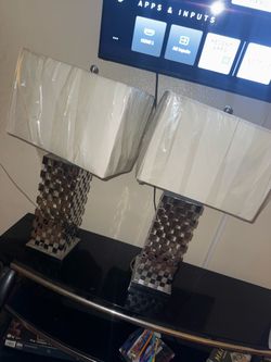 ✨ MOVING SALE✨Matching Modern Table Lamps (Set of 2)