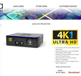 Projector Aaxa 4k
