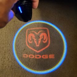 Dodge Projector Door Lights Rechargeable Brand New 