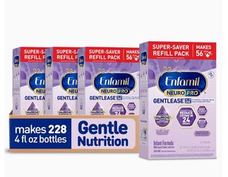 SEALED FOUR COUNT Enfamil NeuroPro Gentlease Baby Formula for Easing Fussiness, 35.2 Oz each box For Crying, Gas & Spit-up, Smaller Proteins for Easy 