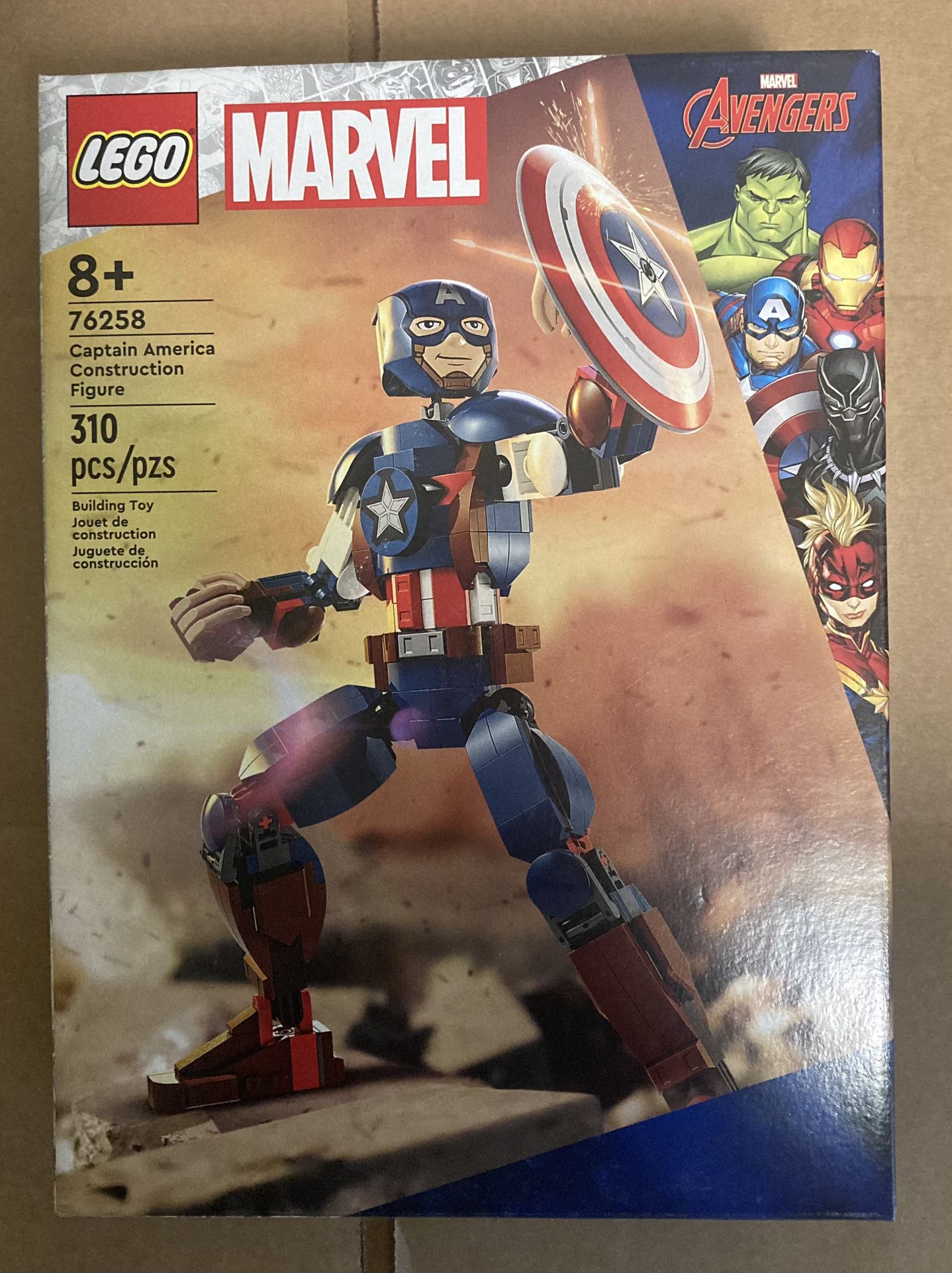 LEGO 76258 Marvel Captain America Construction Figure