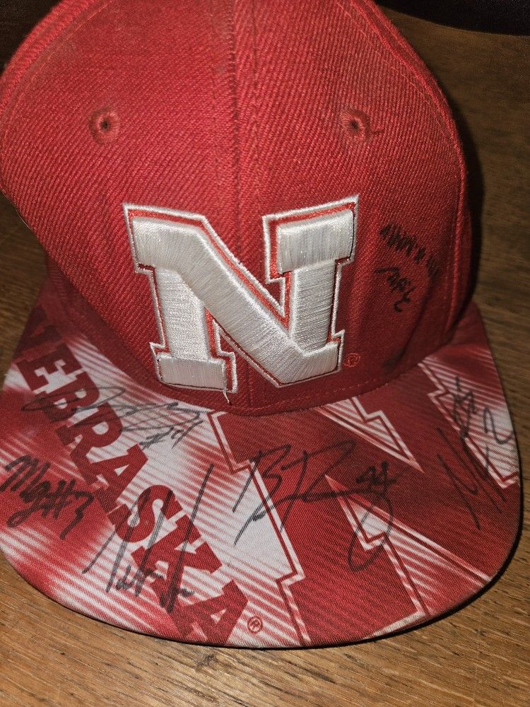 Autographed Husker Hat