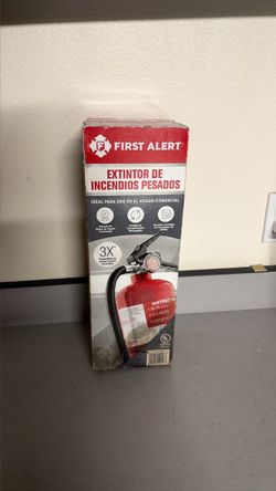 First aid alert Fire extinguisher