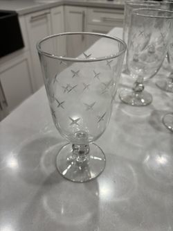 Vintage Etched Glassware