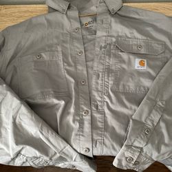 Grey carhartt work shirt