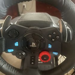 Racing Sim Logitech Streering,  With Side Shifter and rack