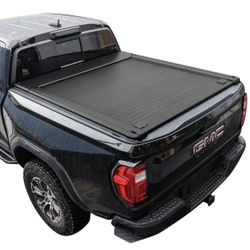 Retractable Hard Tonneau Cover 68 Inches  Truck Bed – Roll-Up Aluminum Fits F150 Silverado Ram