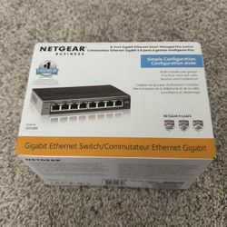Netgear 8-Port Gigabit Ethernet Smart Managed Plus switch