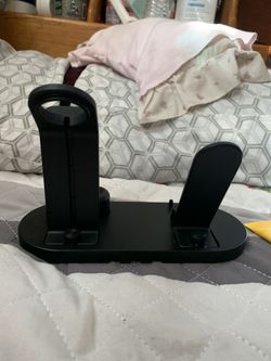 iPhone, Apple Watch, and AirPods charging dock