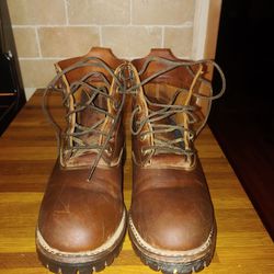 Levi All Leather Made In USA Vibram Soles Work boots 