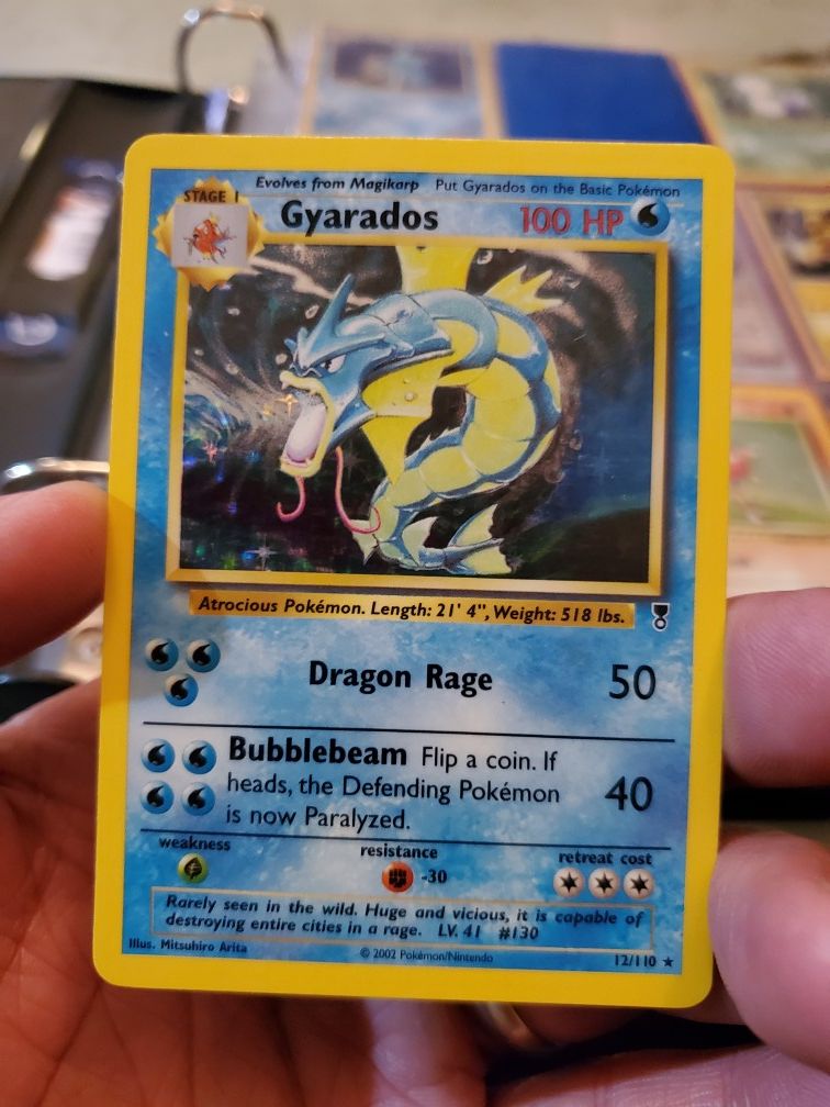 Pokemon Card Ledgendary Collection Gyarados Holo