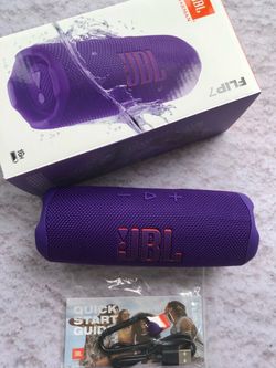 Purple jbl speaker flip 7