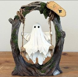 Ghost on swing ceramic 👻