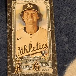 2025 allen & Ginter Rc Black Mini Jacob Wilson
