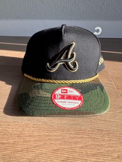 New Era Atlanta Braves A Frame Snapback Hat New
