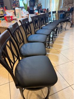 set of 9 bar stool