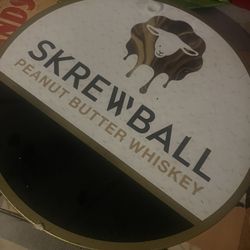Skrewball Whisky Sign