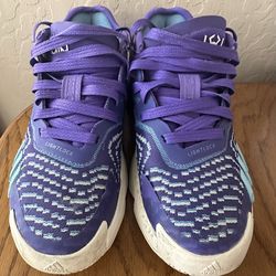 Size 4,5Y - Adidas D.O.N. Issue 4 J White / Purple