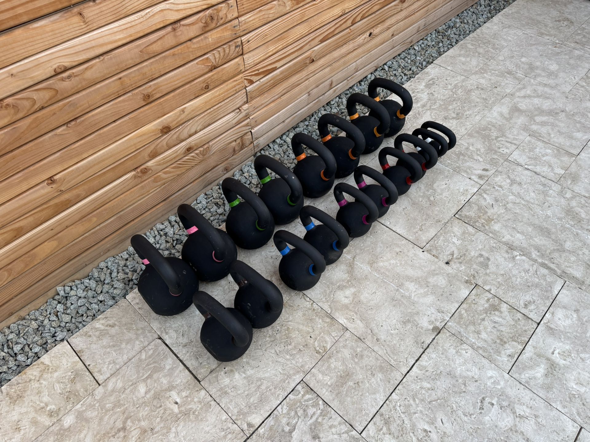 💪 Complete Kettlebell Set – Pairs from 5 lb to 50 lb – 18 Total, Total weight: 800 lb!