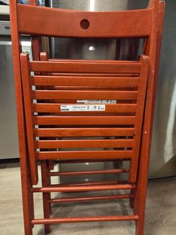 Folding chairs (set of 3)