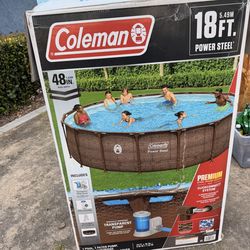18 Foot Round Above Ground Pool - Used