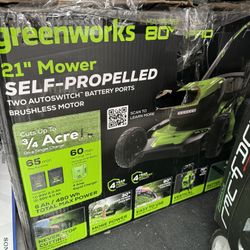 Lawn Mower Greenworks 80v