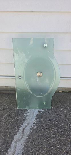 Glass Vessel Bathroom Sink with Drain