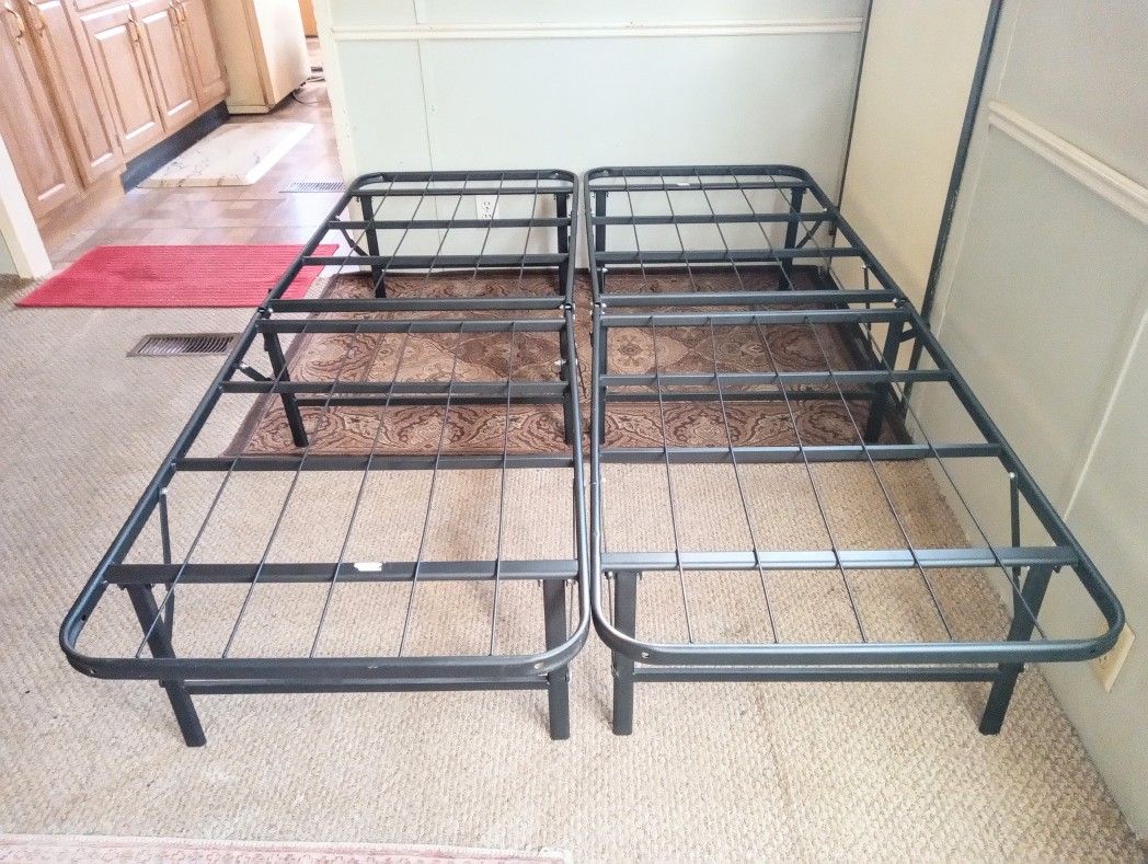"FULL SIZE" FOLDING PLATFORM BED FRAME 