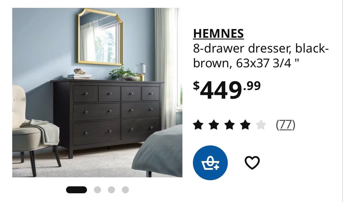 hemnes 8 drawer dresser black brown 63x37 3 4 IKEA 8-Drawer – Black-Brown for Sale in Fort Lee, NJ Color:#31A Sage