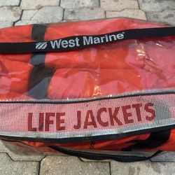 4 piece west marine adult life jacket
