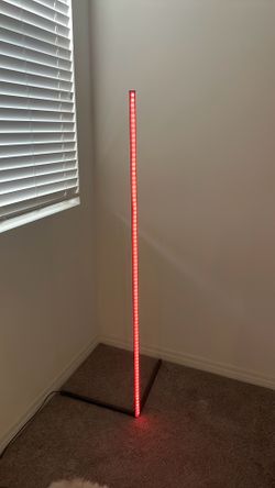 Strip light stand with controller