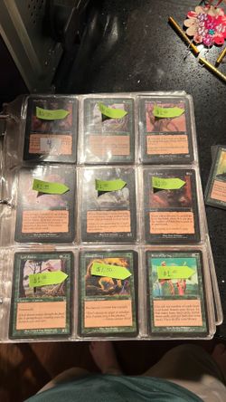 Magic The Gathering Deckmaster cards