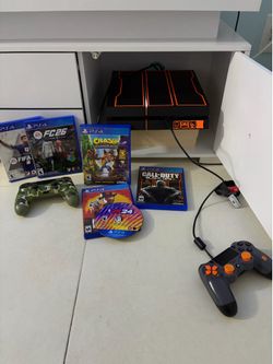 Sony PlayStation 4 Call of Duty Black Ops III Limited Edition 1TB Bundle – 2 Controllers + 5 Games (FC 26 Included)