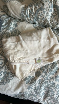 Organic cotton crib sheet