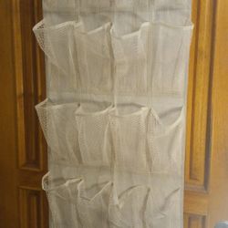 Mainstays 24-Pocket Over The Door Hanging Shoe Organizer