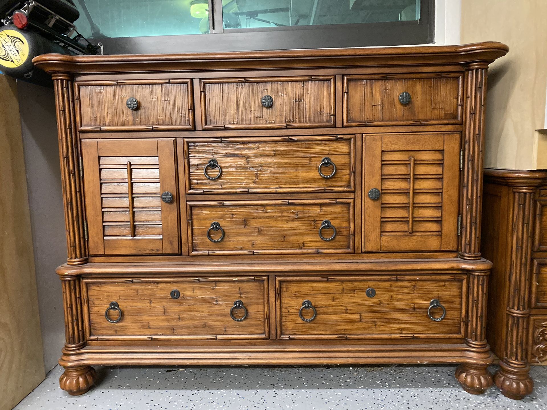 Tommy Bahama dresser with night stand