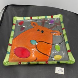 Lori Siebert For Silvestri Reindeer Plate