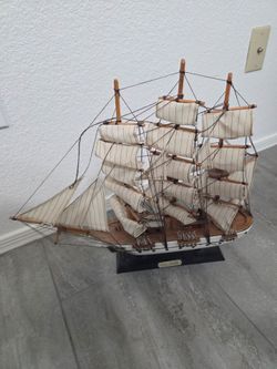 Wooden Model sailing ship