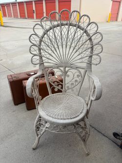Vintage 60s Peacock Chair