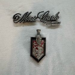 Vintage Chevrolet Monte Carlo Emblems 1973