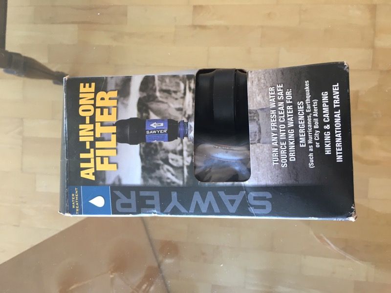Like New Never Used Sawyer water Filter - All in One