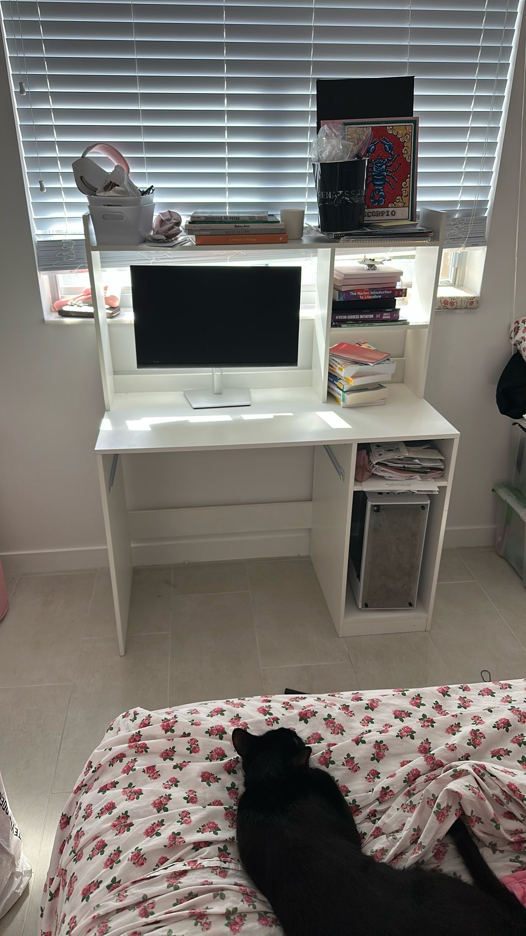 Computer Desk With removable Hutch