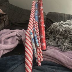 $5.00  OBO Christmas Shirt Boxes & Used Rolls Of Wrapping Paper