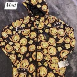 Size Medium Ver Sace Windbreaker Jacket Hoodie