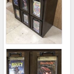 6 Drawer CGC Graded Comic Book Wooden Storage Cabinet 