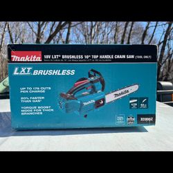 Makita 10” top handle chainsaw 