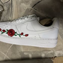 Nike Air Force 1 Custom Red Rose