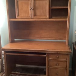 Desk and 2 Matching Shelving Units