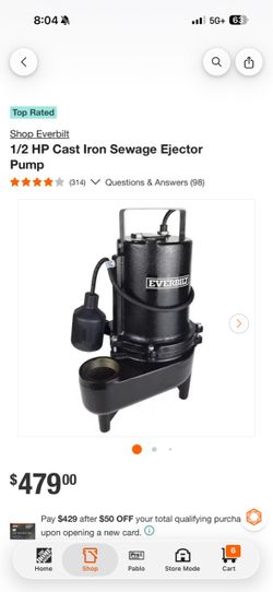 Sewage pump
