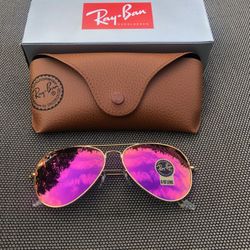 Pink:Gold Ray ban Aviator ! 